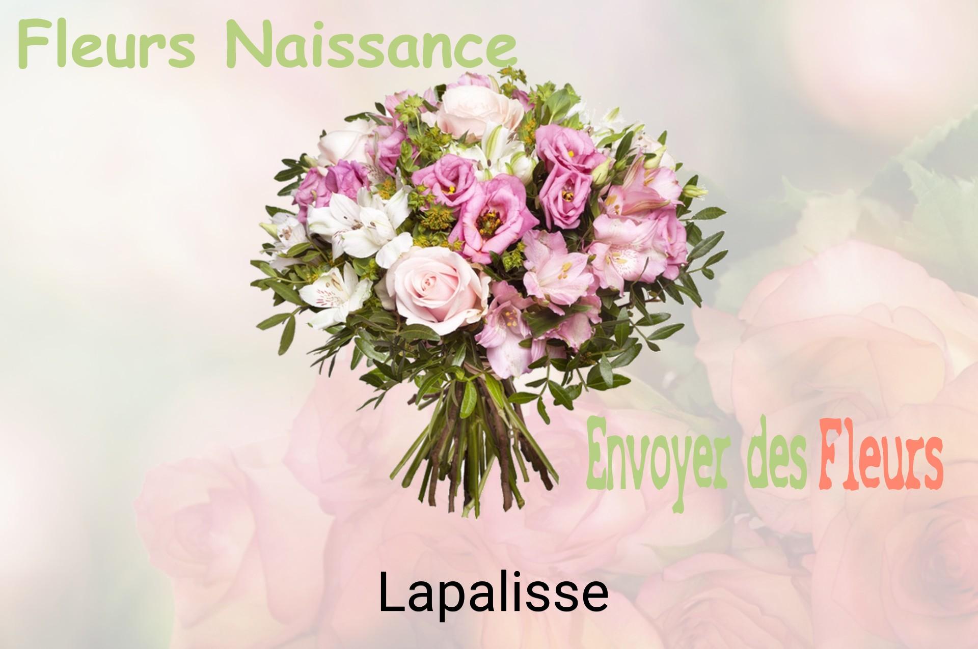 Bouquet de fleurs de naissance livré à Lapalisse
