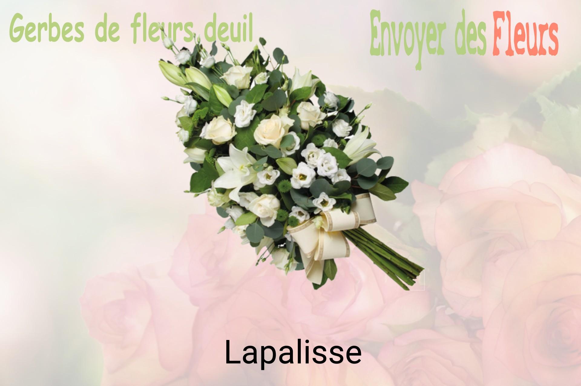Gerbe de fleurs de deuil livrée à Lapalisse